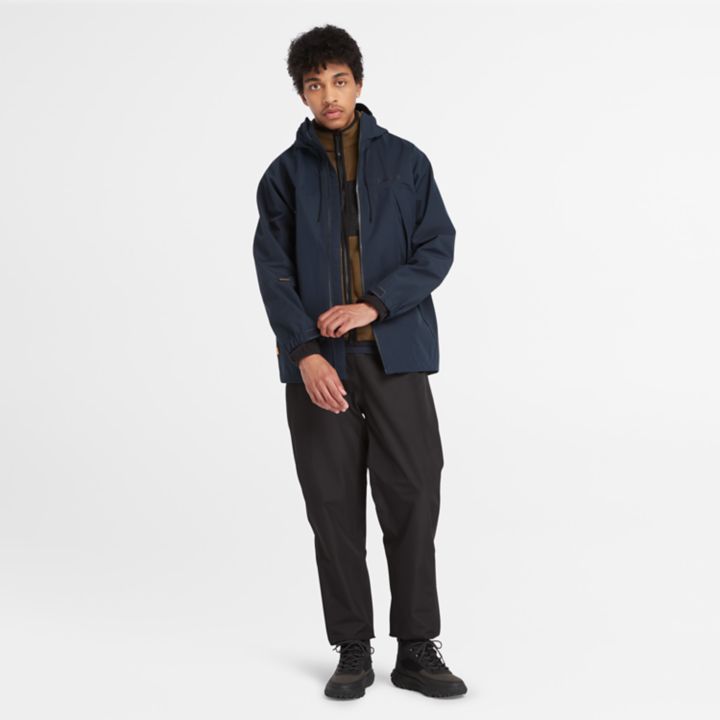 Jaqueta ergonômica masculina na cor azul marinho