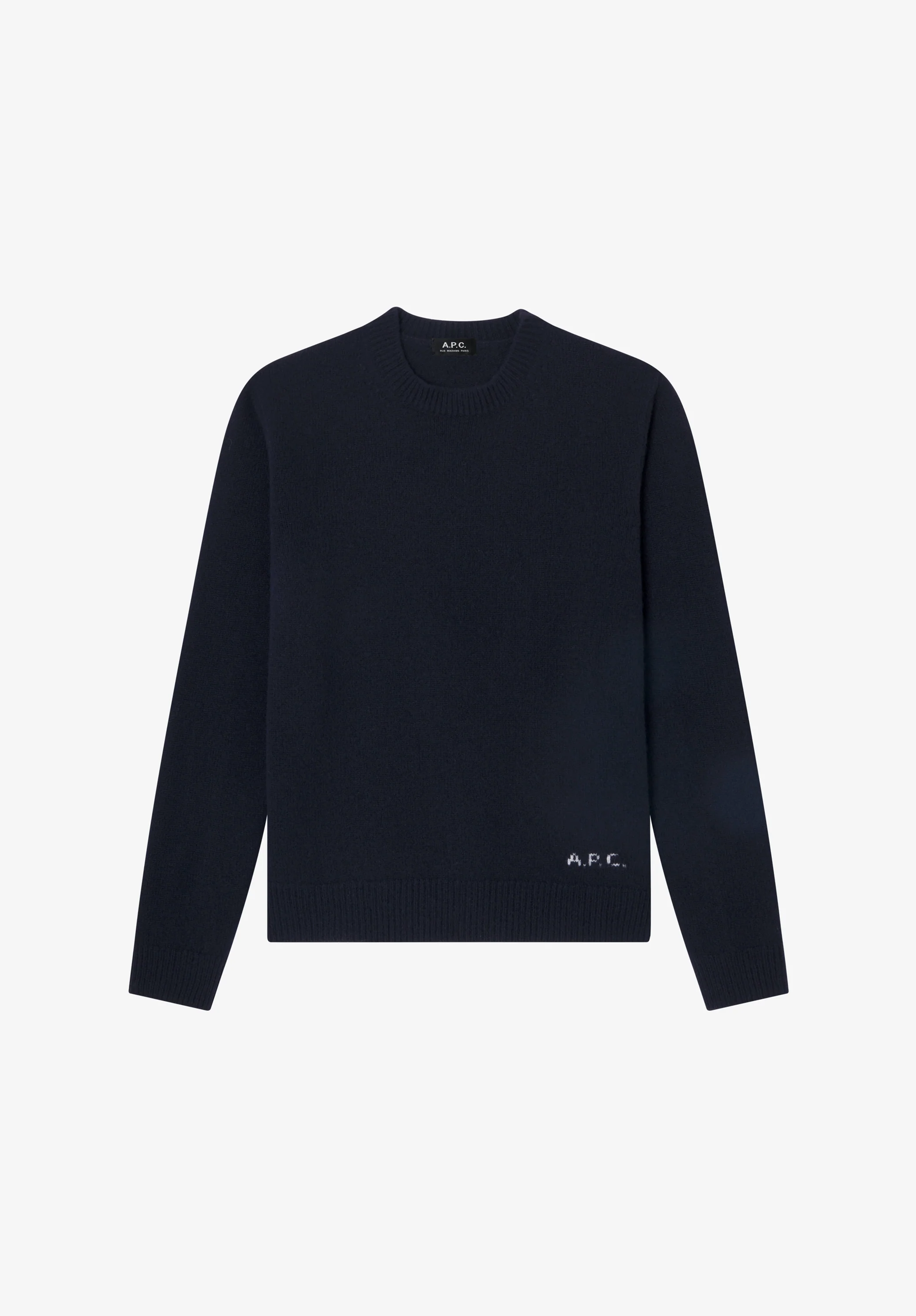 Pull ample en laine bleu marine - Dark navy