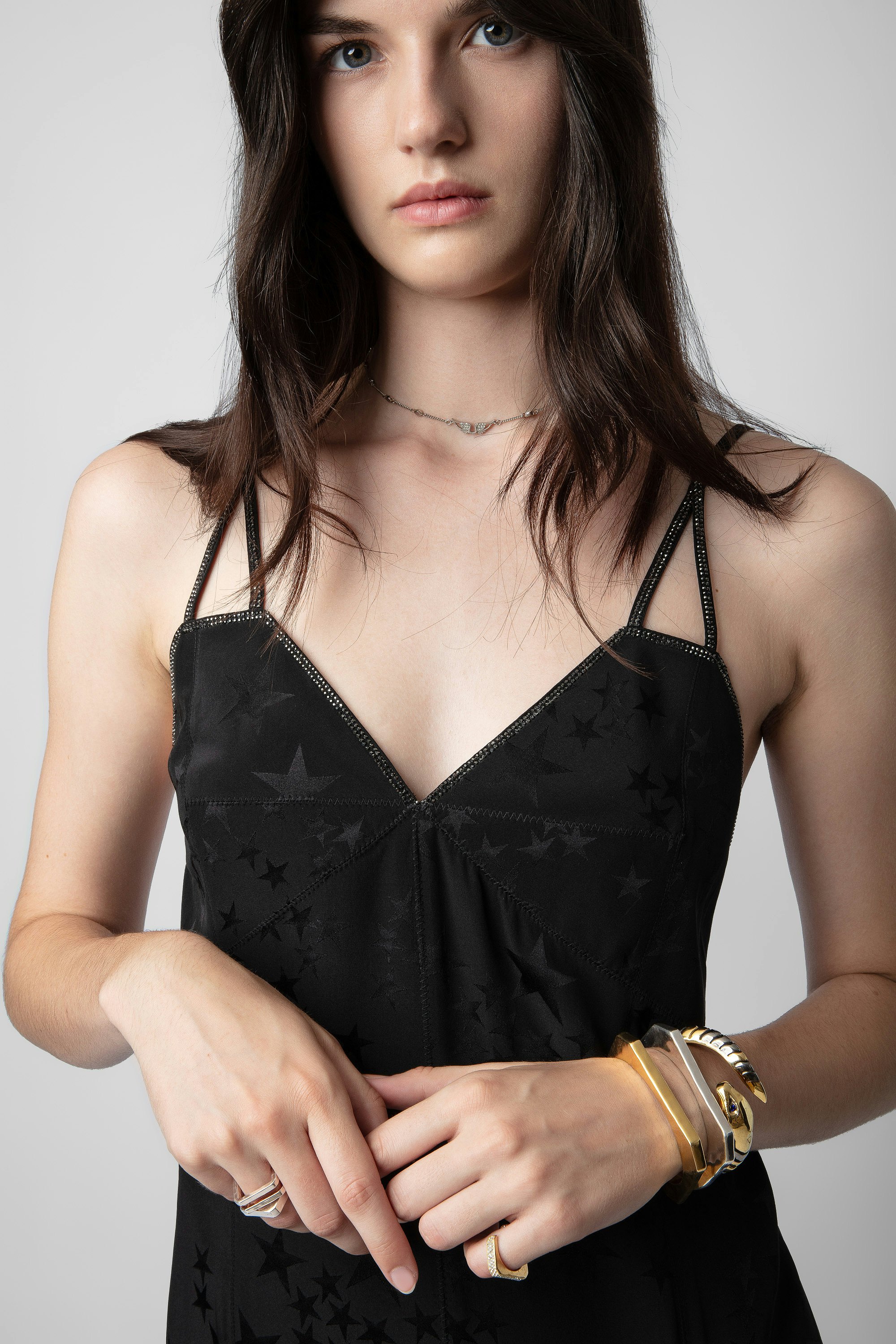 Robe Rohal Soie Jacquard