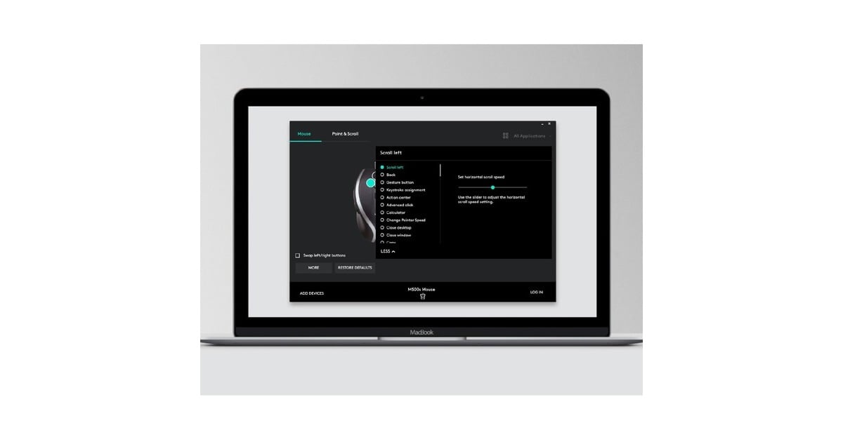 LogitechM500s Advanced Corded Mice muis  (Zwart, 400-4000 dpi)