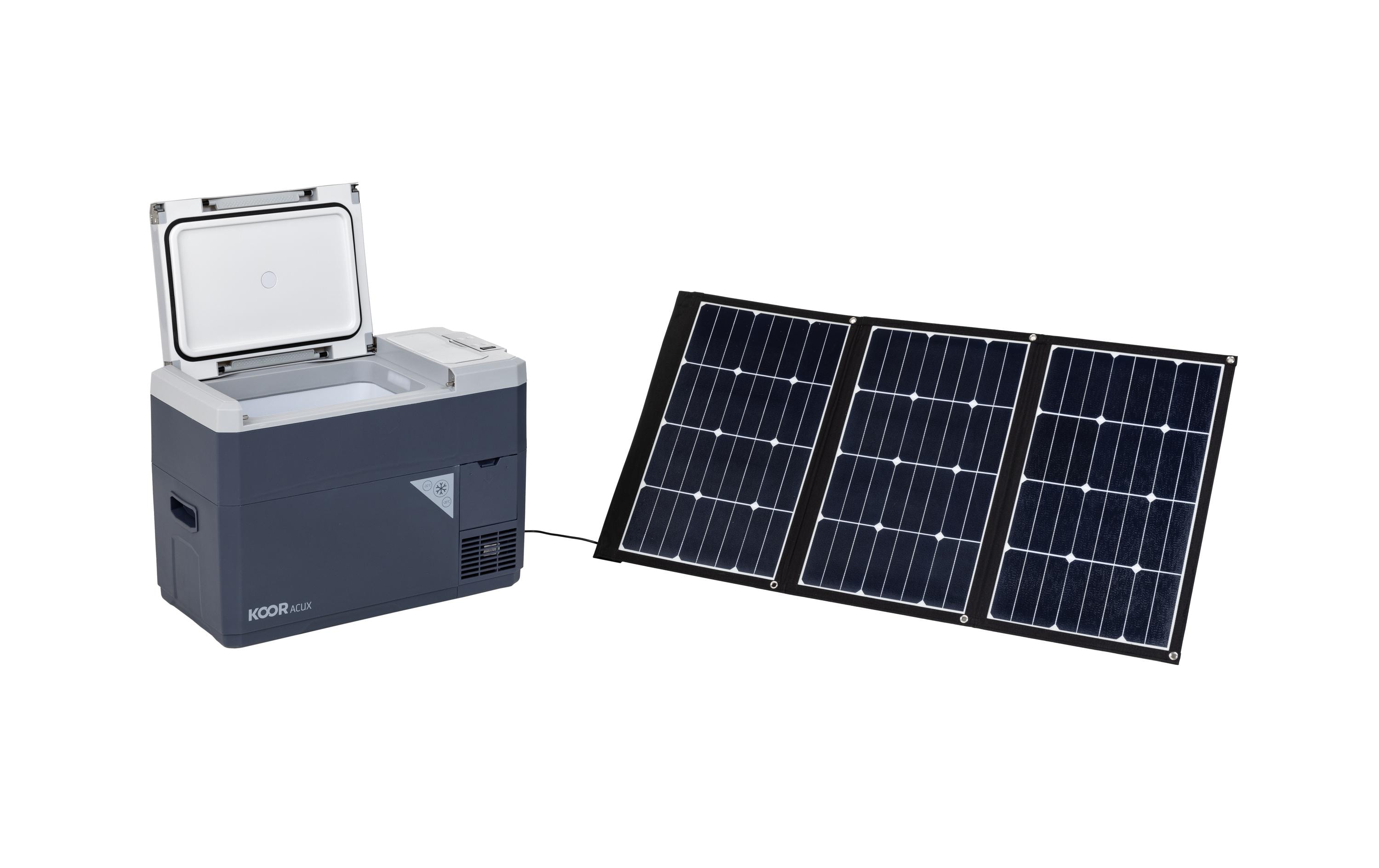 Kompressor-Kühlbox ACUX 28 mit Akku<br>Mobile Kühl- und Gefrierbox in einem