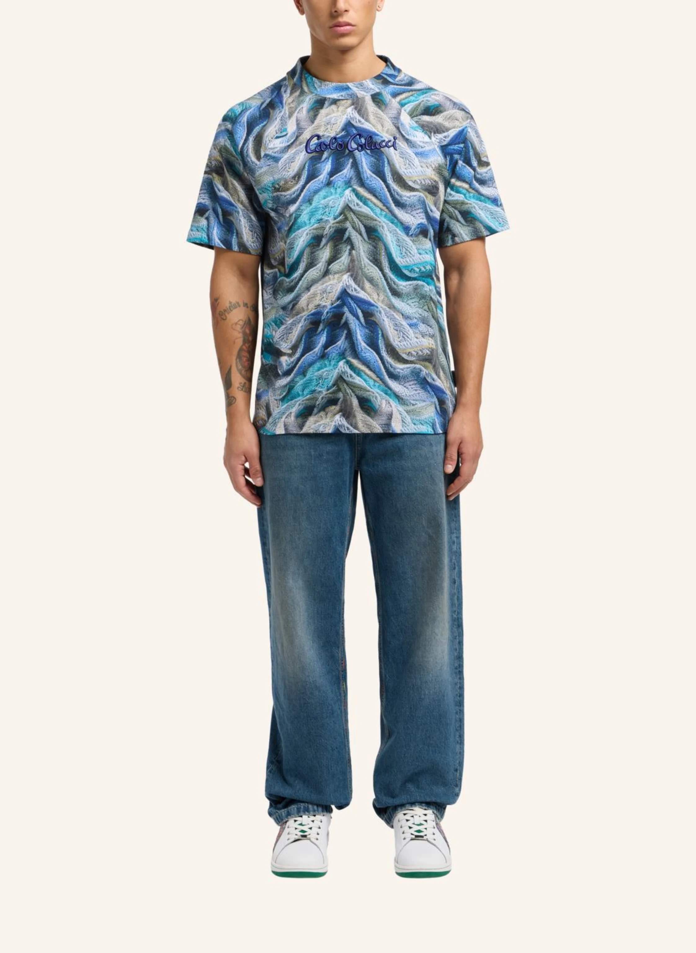 CARLO COLUCCI T-Shirt - Artificial Knit DORN