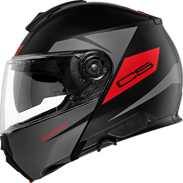 Schuberth - Casque C5 Eclipse Noir / Anthracite / Rouge