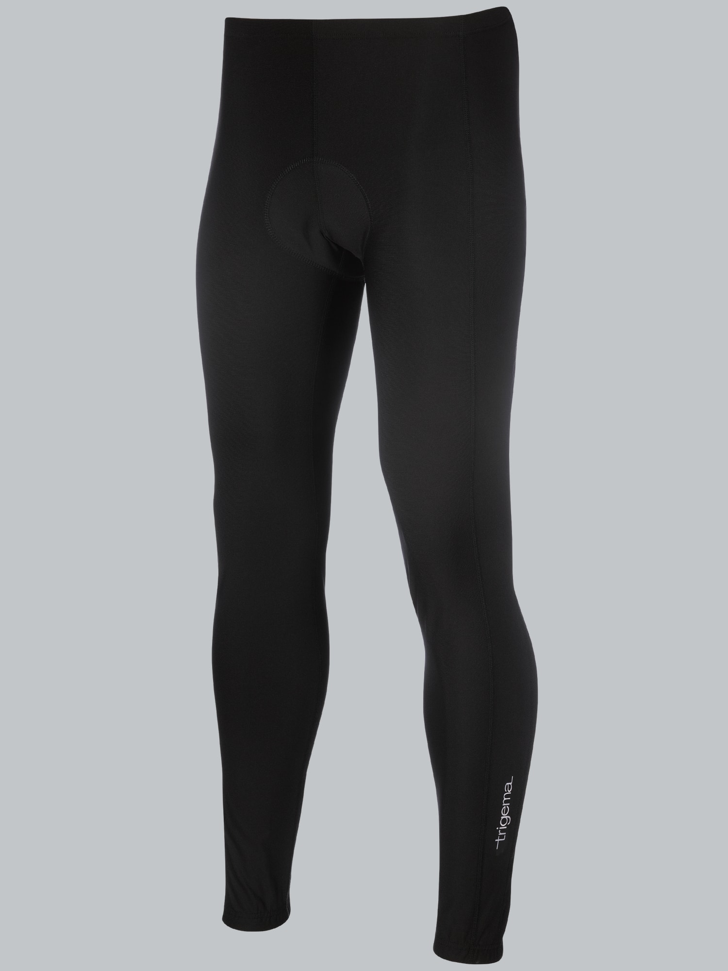 Lange Radler-Hose angeraut Schwarz