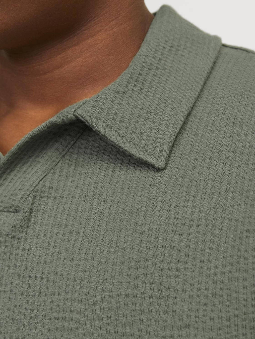 JACK & JONES polo JCOFRED agave groen
