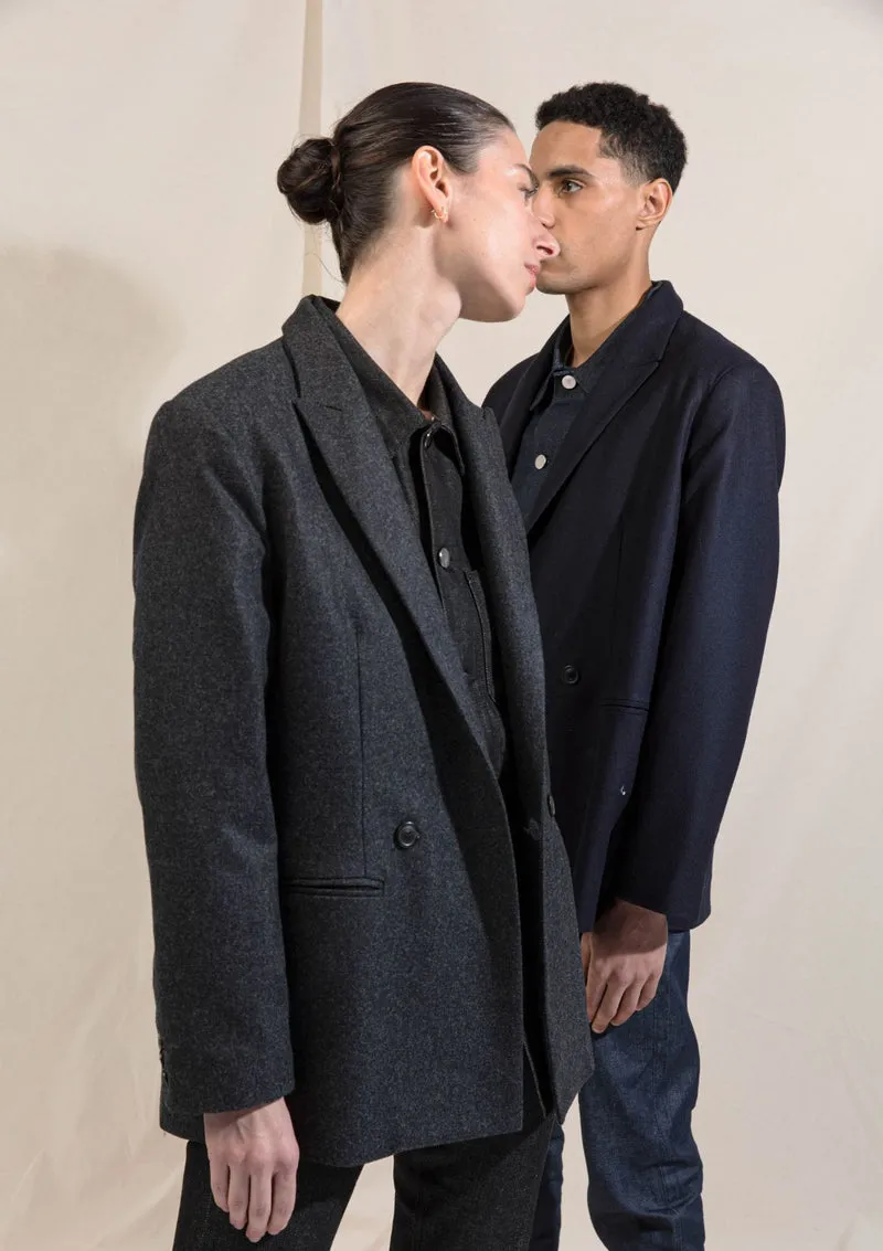 Veste Croisée North en flanelle ADN Paris