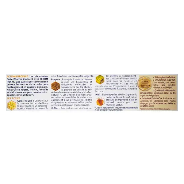 Forté Pharma Forté Royal Royal Serum 20 ampolas