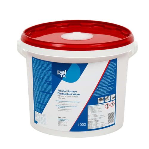 Lingettes désinfectantes Pal TX seau de 1000