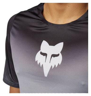 Maillot Manches Courtes Fox Flexair Novah Gris / Noir