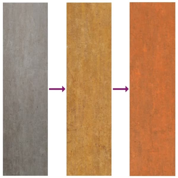 vidaXL Takplater 12 stk rust 80x44 cm cortenstål