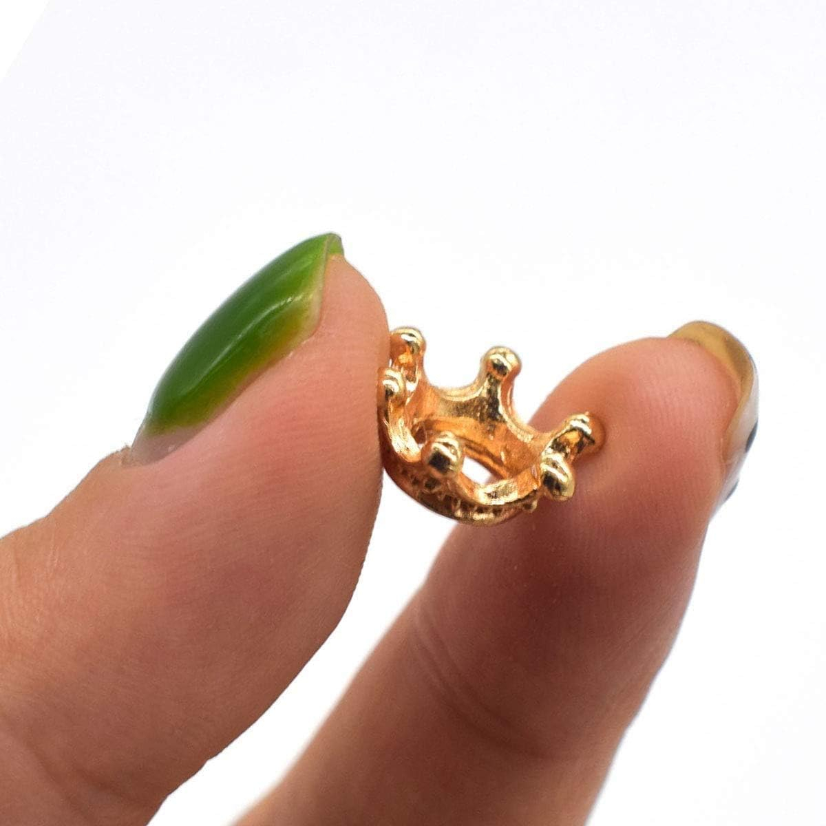 (100er Set) Deko Kronen DIY Tischdekoration Krönchen Hochzeit / Party / Geburtstag - Gold