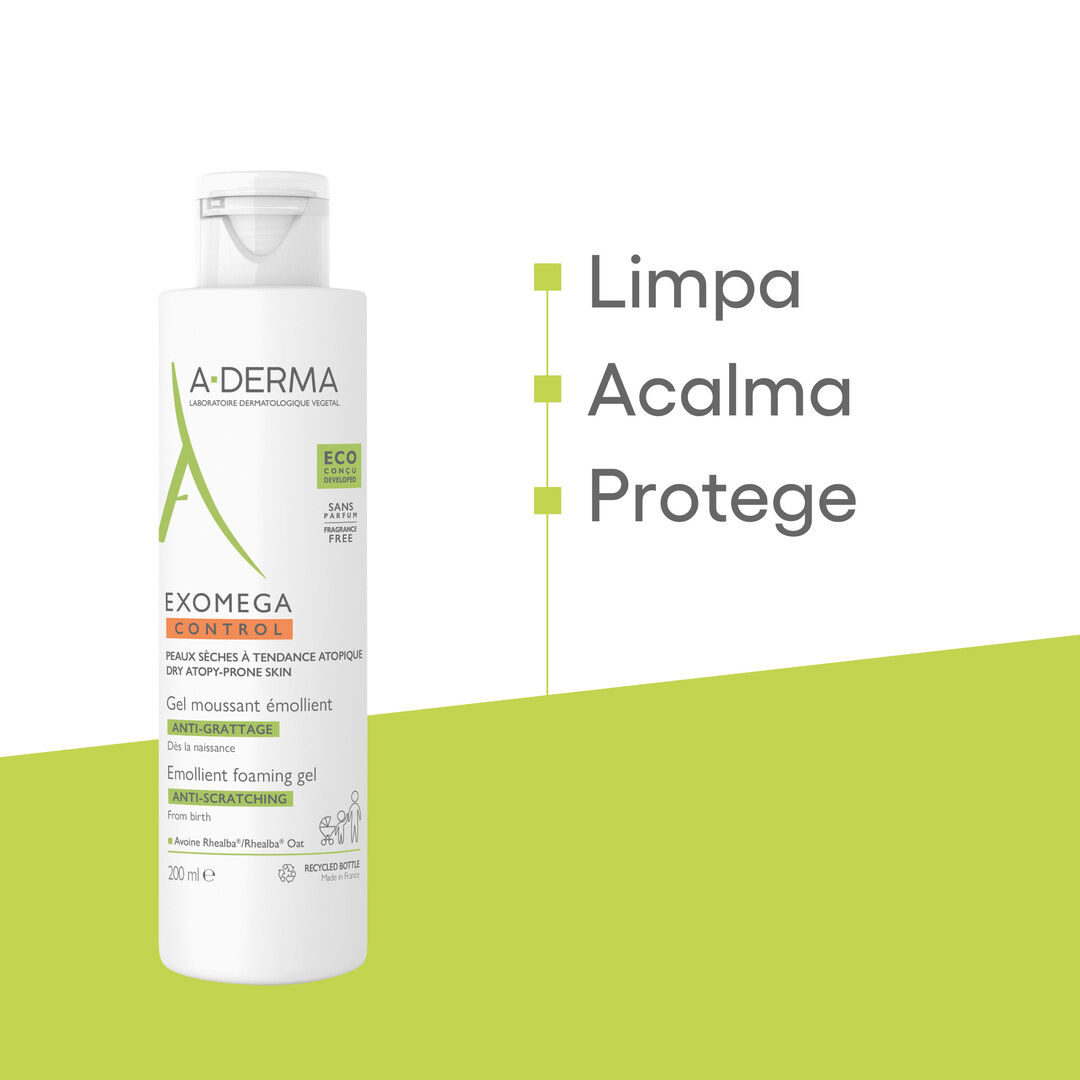 Exomega Control - Gel Espuma Emoliente - 200ml
