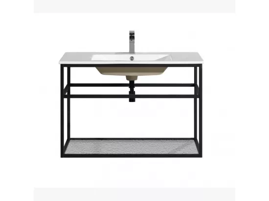Lave main vasque 90 cm métal Aquafredo