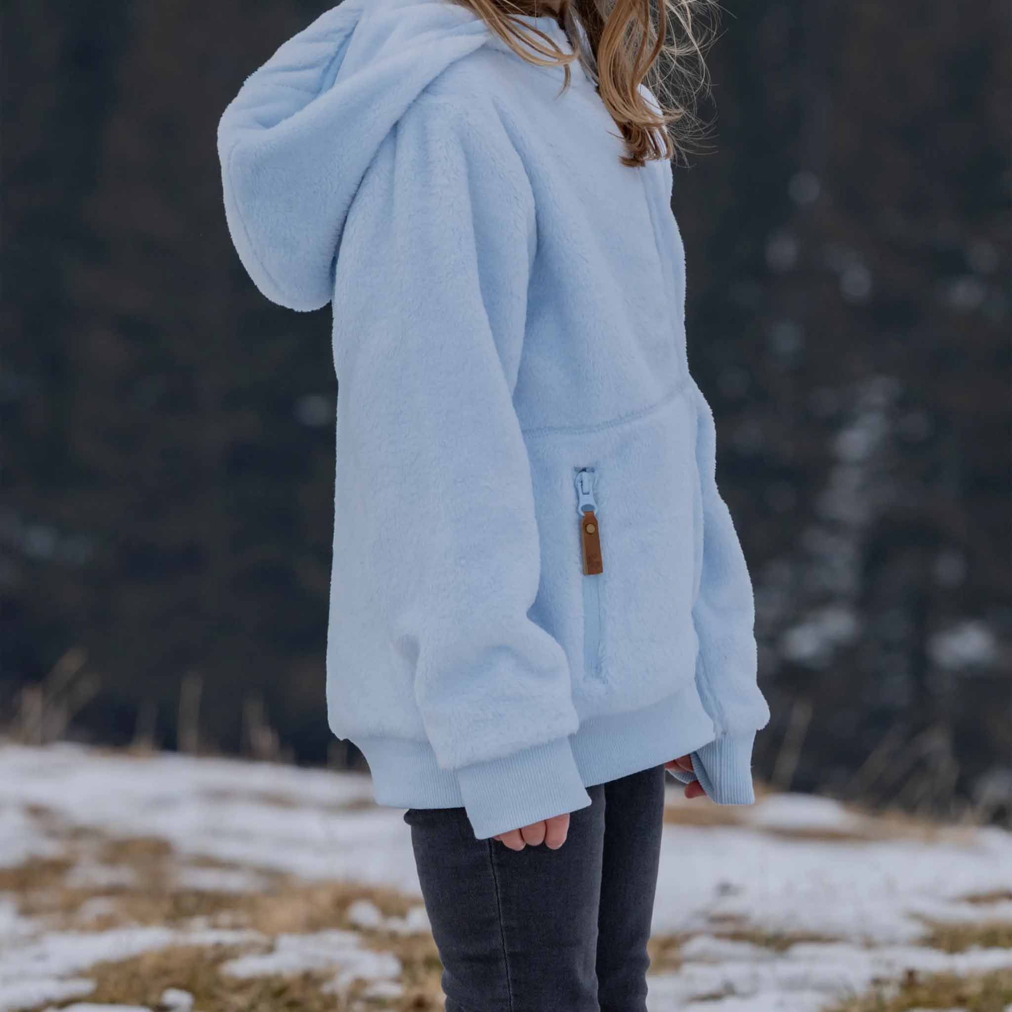 Kinder Fleece Jacke Patsy Ice Water