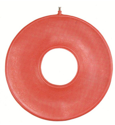 Able 2 Ringkussen opblaasbaar rubber 41 cm (1 stuk)