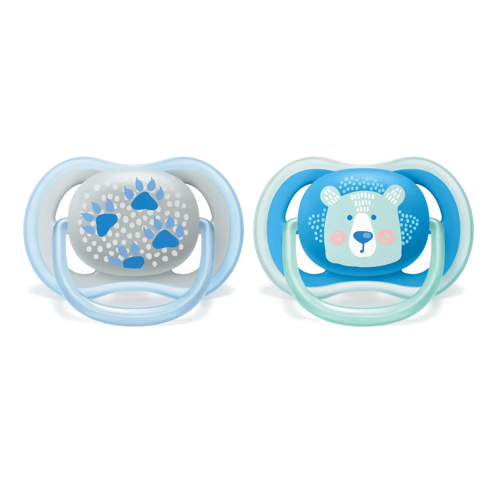 Philips Avent Suce Orthodontique 6-18m Ultra Air Paquet de 2 - Bleu