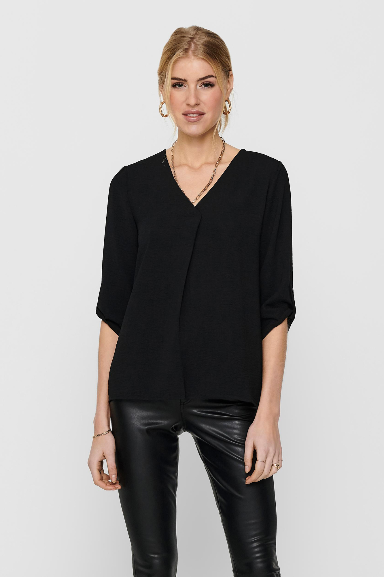 Blusa de manga 3/4