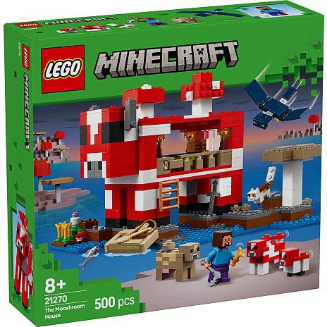 LEGO Minecraft Mooshroom-huse 21270
