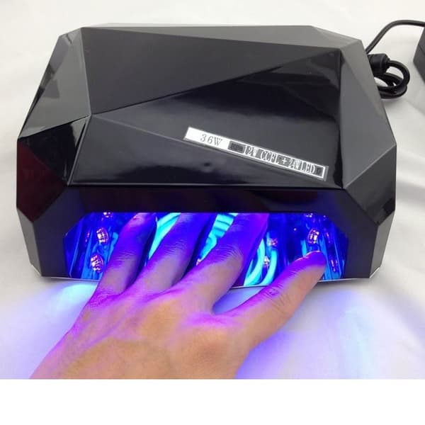 UV-lampe for negletørking - Profesjonell negletørker - Black