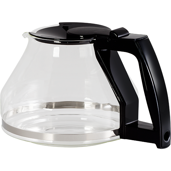Glaskanne, Look II: Typ M 640, schwarz