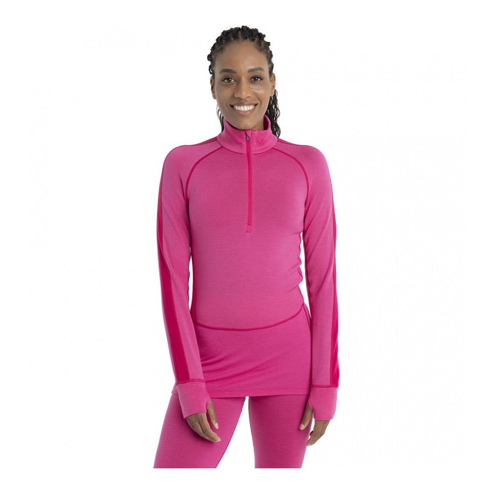 Icebreaker ZONEKNIT 260 - Sous-couche Femme tempo/electron pink/cb