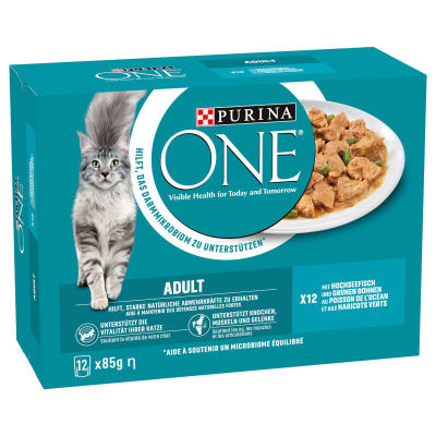 Purina One Adult in Sauce Ozean Fisch 6x12x85g