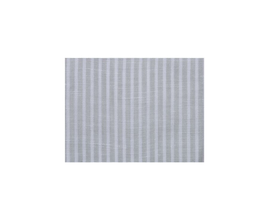 Chemise coton et lin Vert Tilleul et Blanc - Poche poitrine - COLTEN MC
