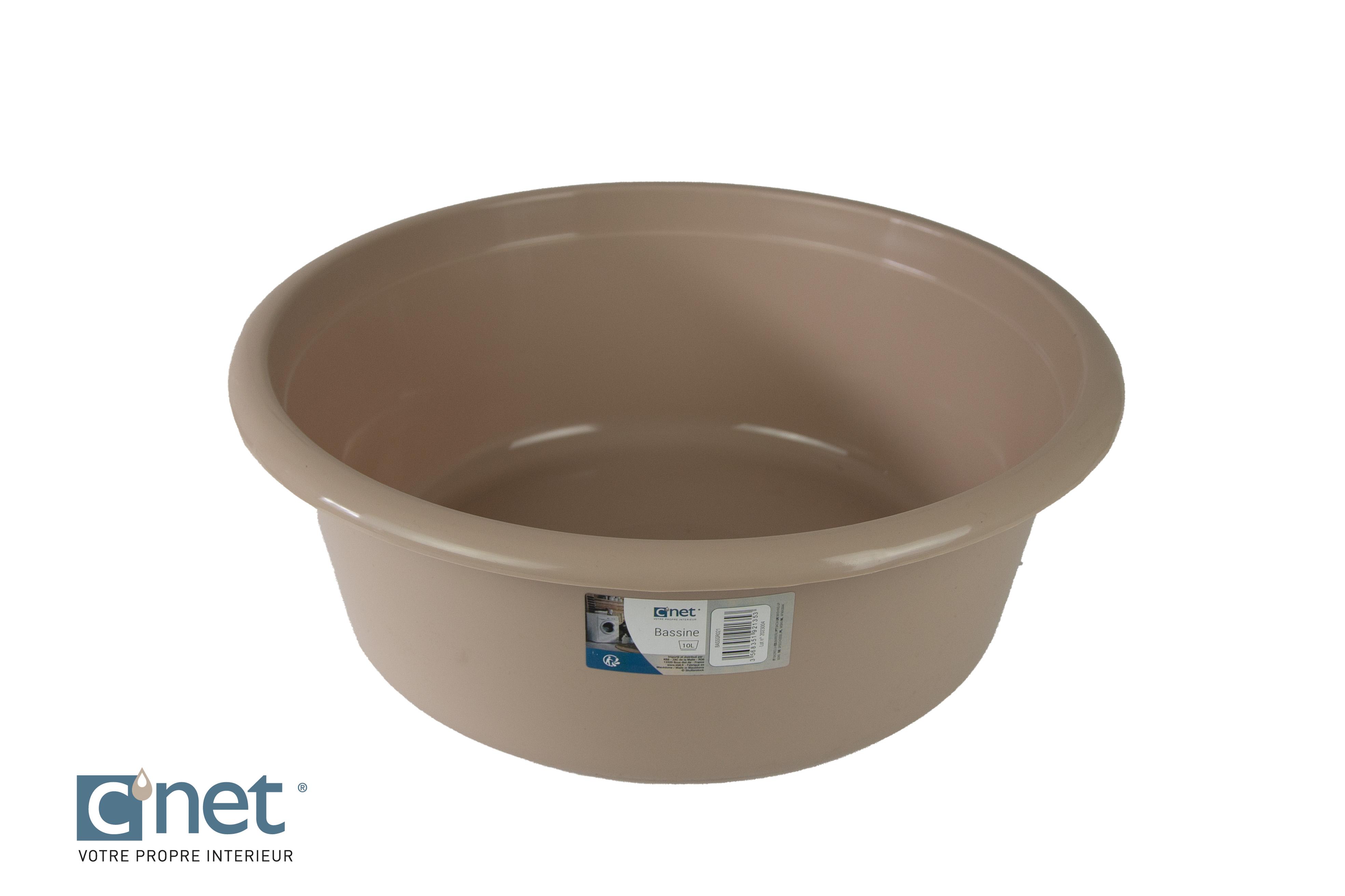 BASSINE RONDE 10L GREGE