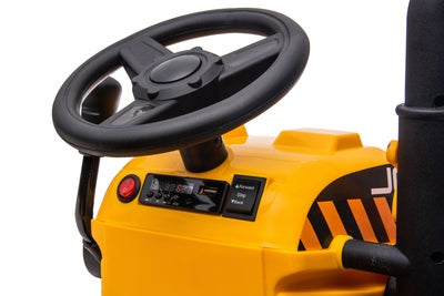 Alex's Garage Eltraktor med Frontlaster, Gul
