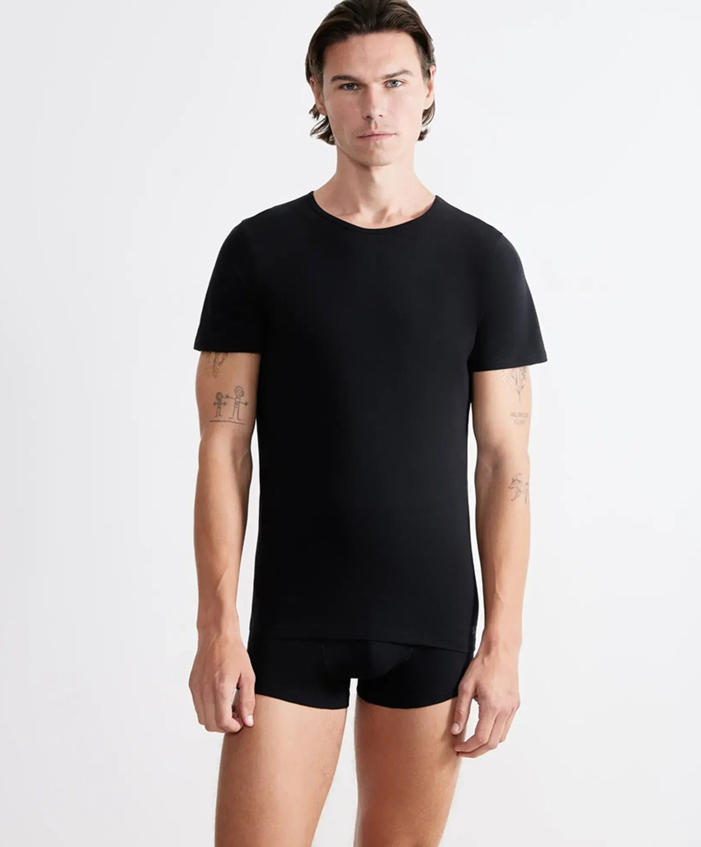 Sloggi Heren T-shirt zwart