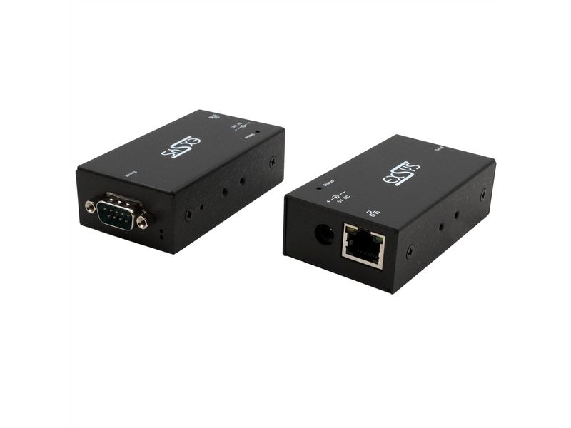 Exsys Serieller Geräteserver EX-6111-2PoE 1-Port-RS-232 Ethernet PoE zu 1x RS-232 port, inkl. 5V/4A Netzteil
