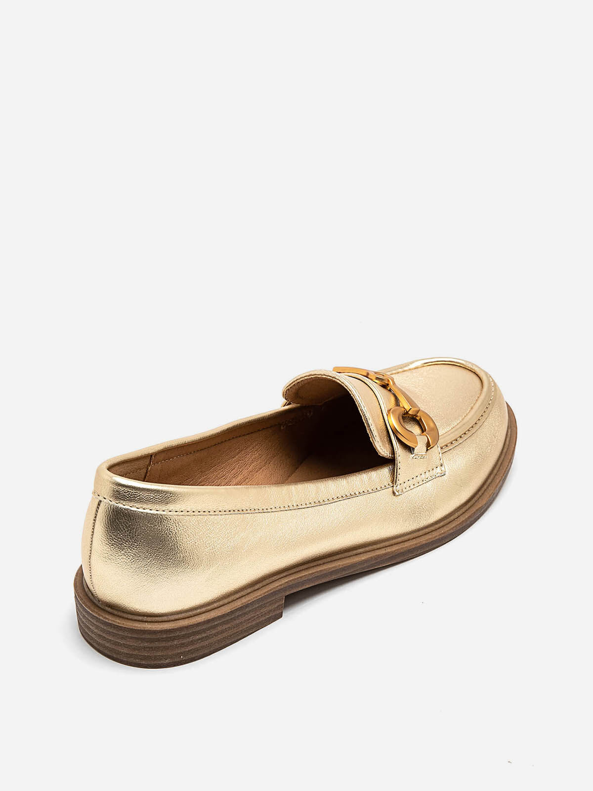 Mocassins classiques à mors doré- Doré