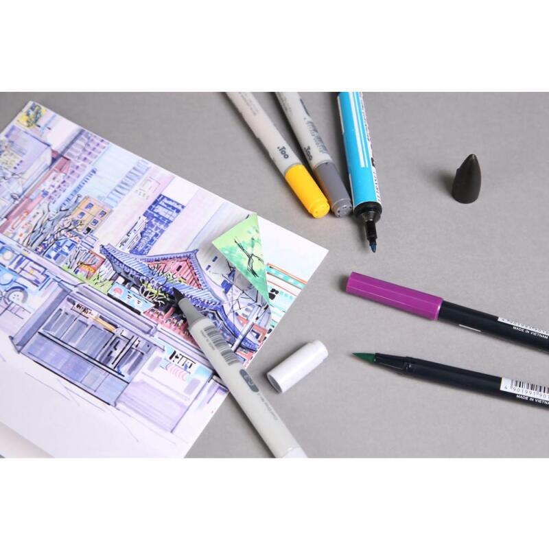 Layout double-face carnet cousu collé 32F A6 220g