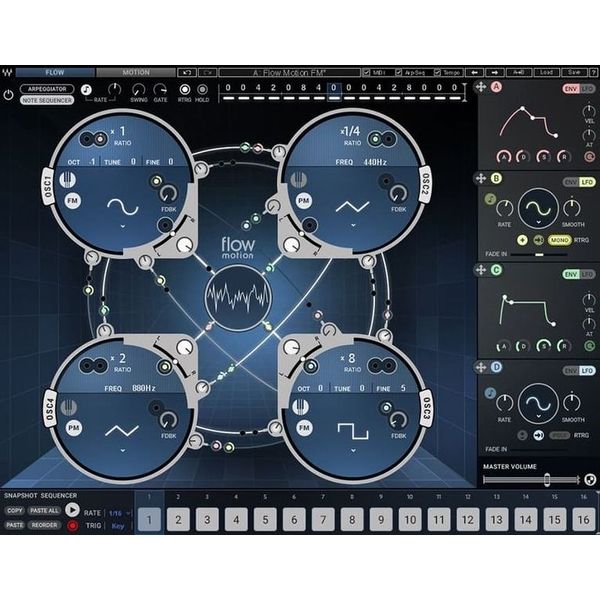Waves Flow Motion FM Synth