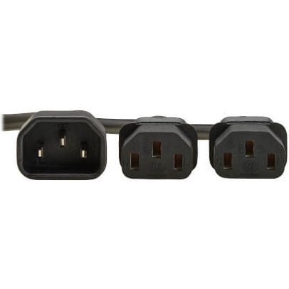 Eaton P004-02M-2C13EU câble électrique Noir 2 m IEC C14 IEC C13