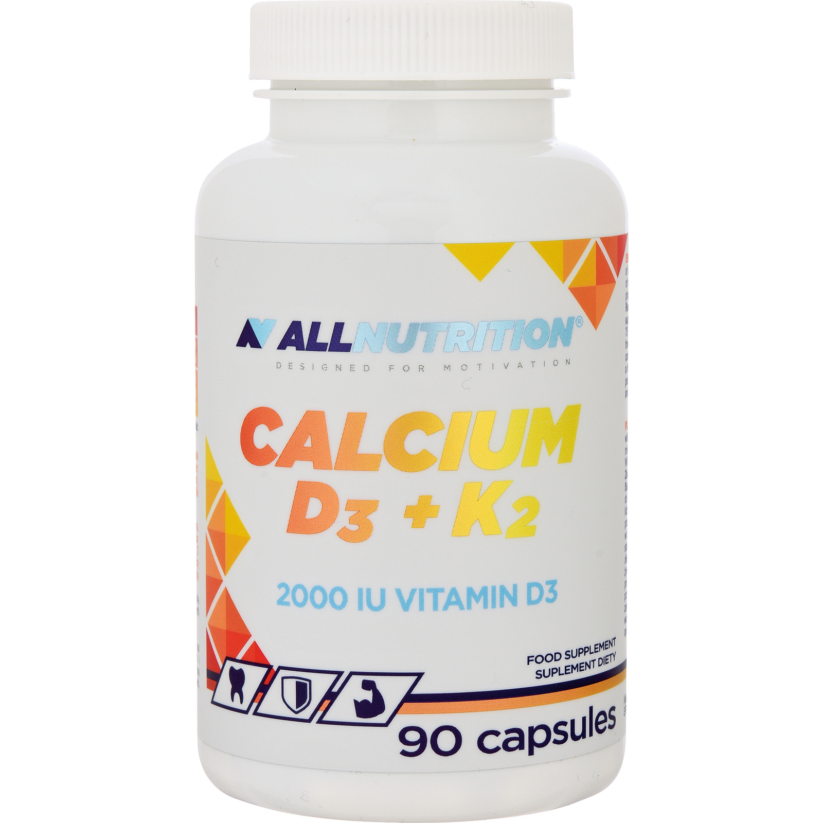 Allnutrition Adapto Calcium D3+K2, 90 Kapseln