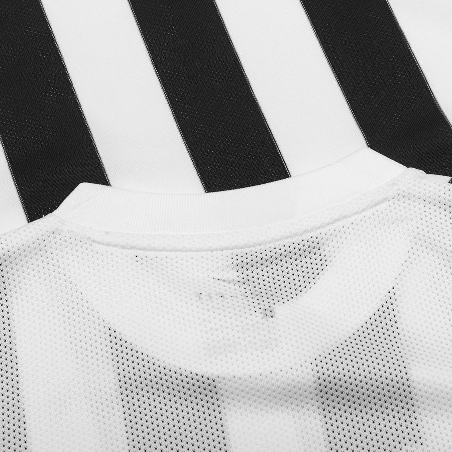Nike Maillot Dri-FIT Striped Division IV - Blanc/Noir Manches Longues Enfant