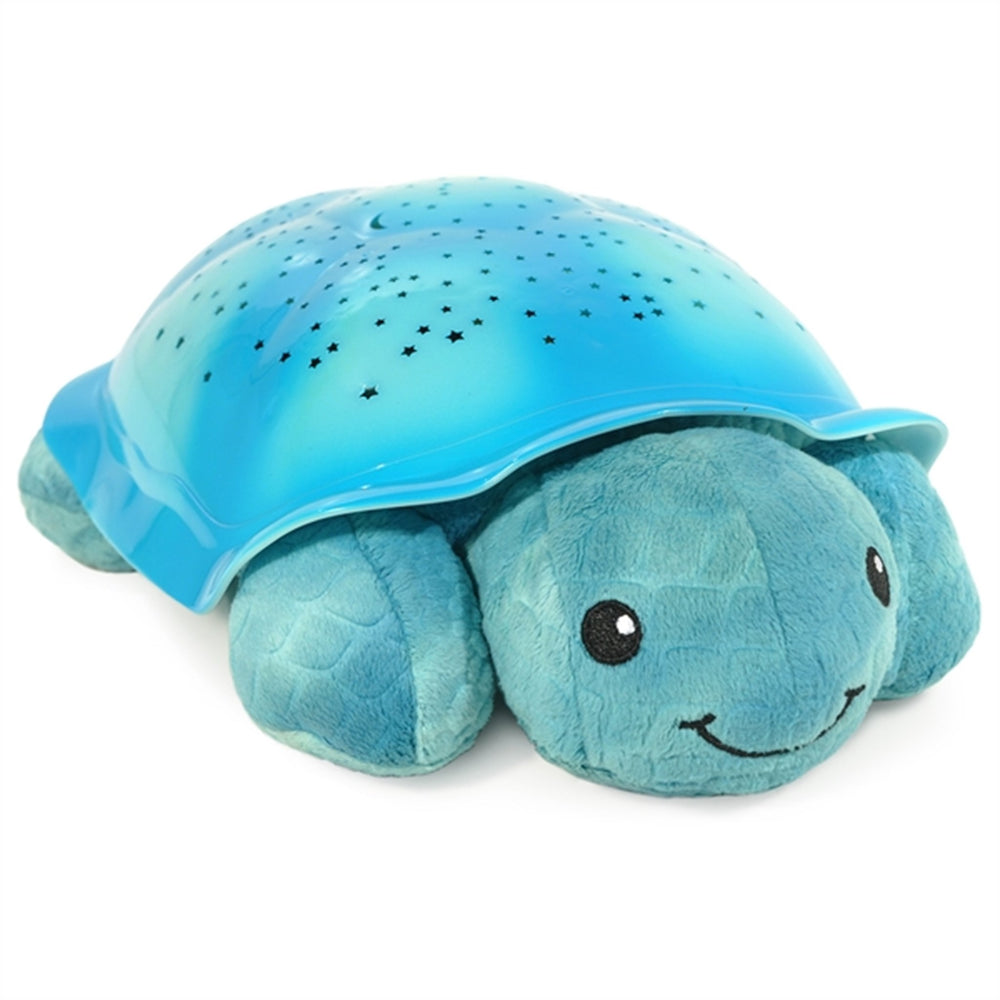 Twinkling Twilight Turtle Natlampe Aqua