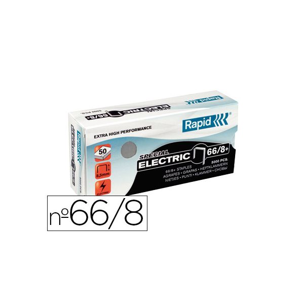 Rapid Caixa 5000 Agrafos Super Strong 66/8