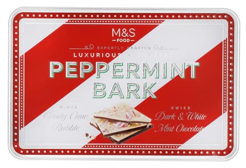 Marks & Spencer Peppermint Bark, Swiss Dark & White Mint Chocolate