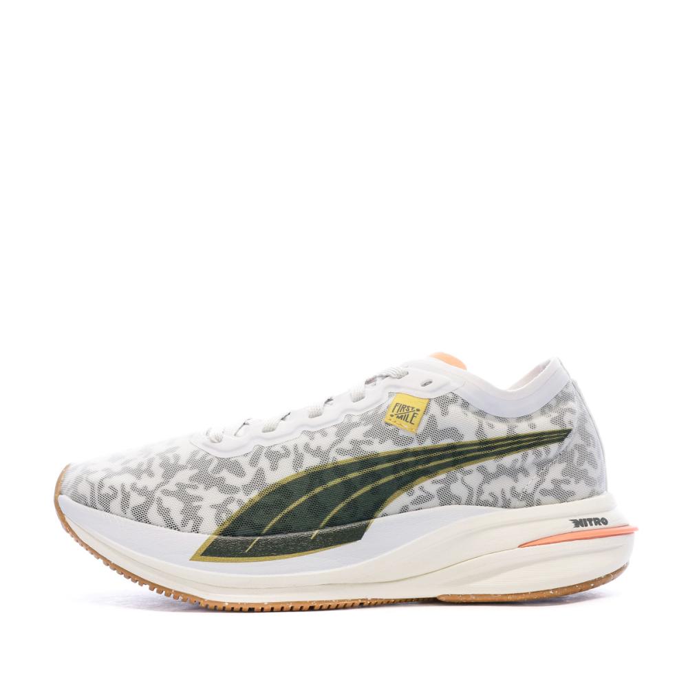 Puma Chaussures de Running Grises Femme Puma Deviate Nitro