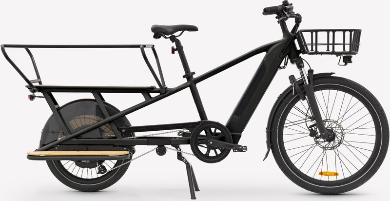 Elektrische longtail fiets r500e - Zwart