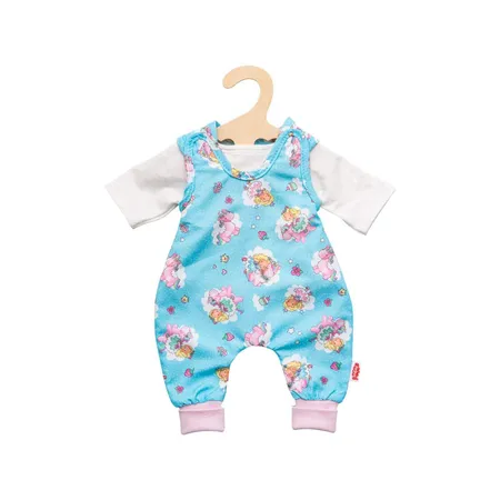 Heless Strampler mit T-Shirt, für Puppen, Einhorn Emil und Fee Emma, Größe 28 - 35 cm