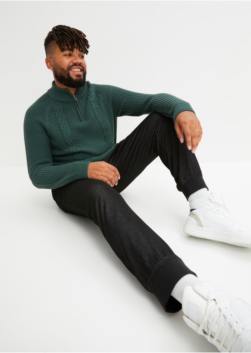 Pantalon de jogging thermo effet denim