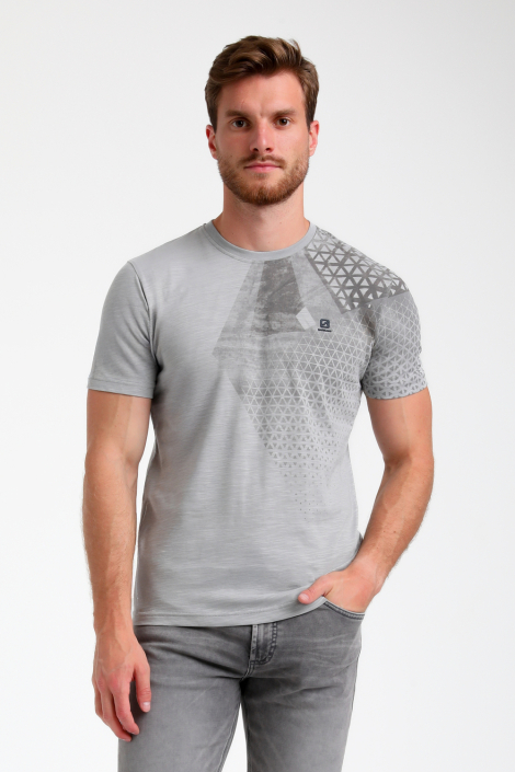 Gabbiano grijze heren t-shirt