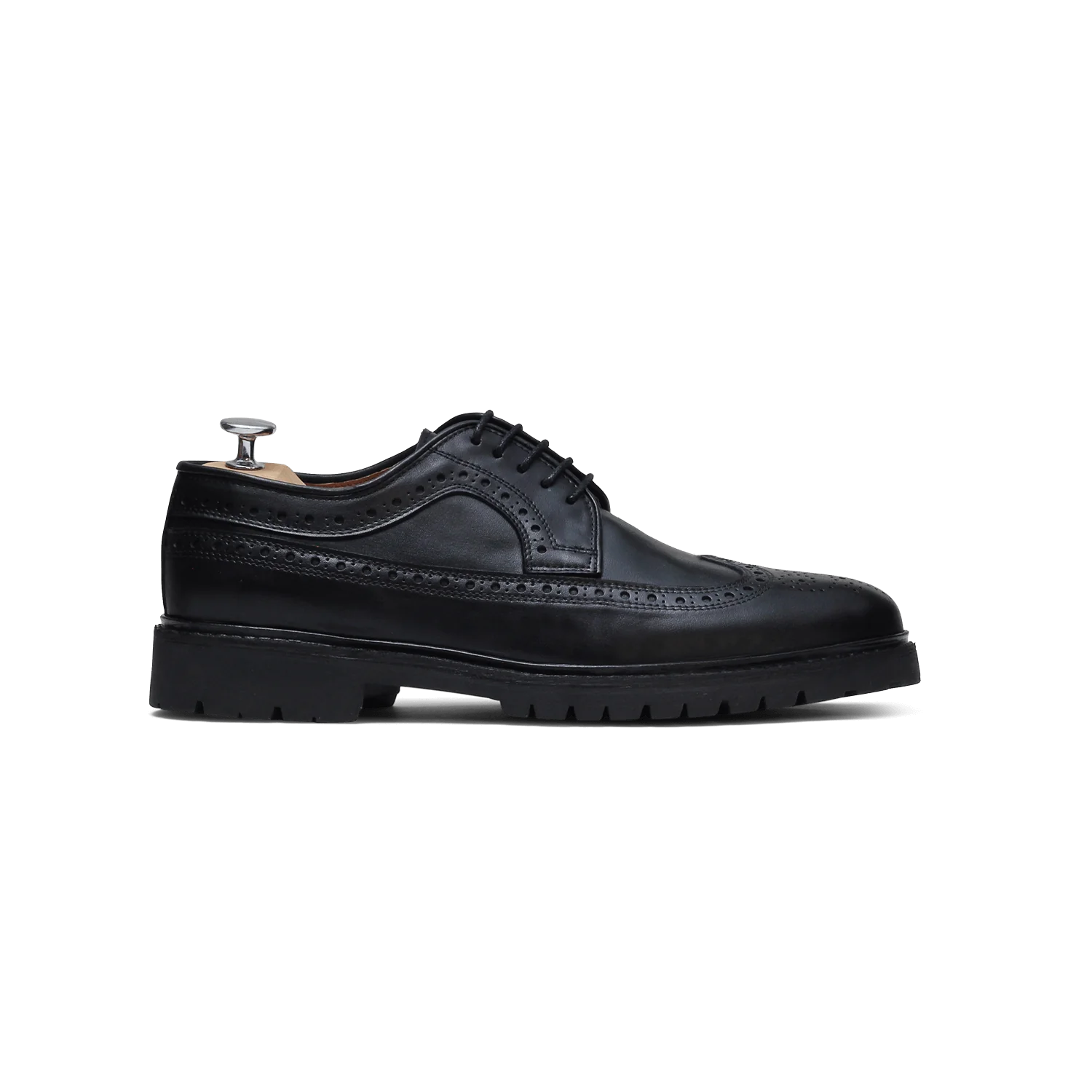 Robin-Derby en cuir noir