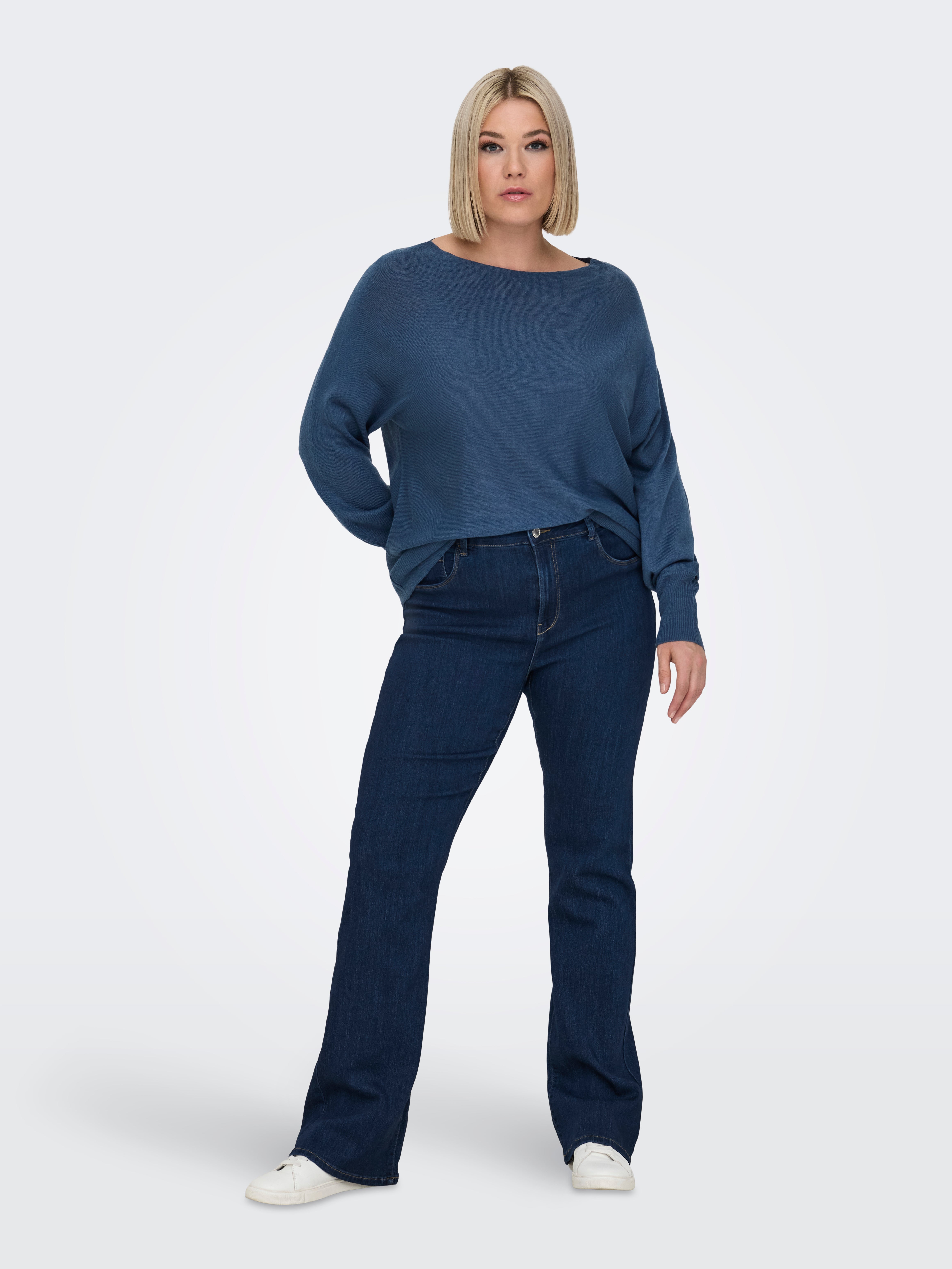 CARAIDA Strickpullover Vintage Indigo