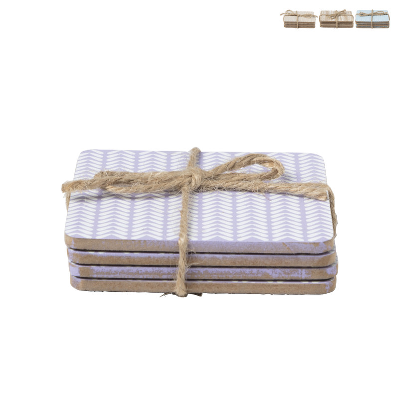 Onderzetter hout - set van 4