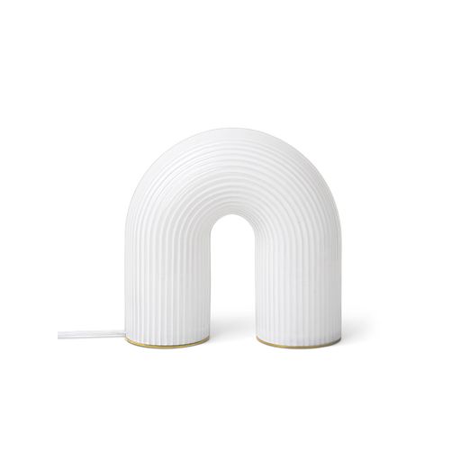 ferm LIVING Vuelta Bordlampe, Hvid, 22 cm