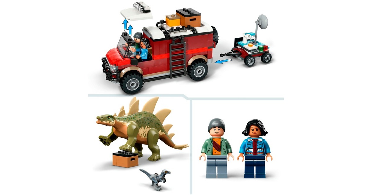 LEGOJurassic World - Dinosaurusmissies: Stegosaurus ontdekking Constructiespeelgoed  (76965)